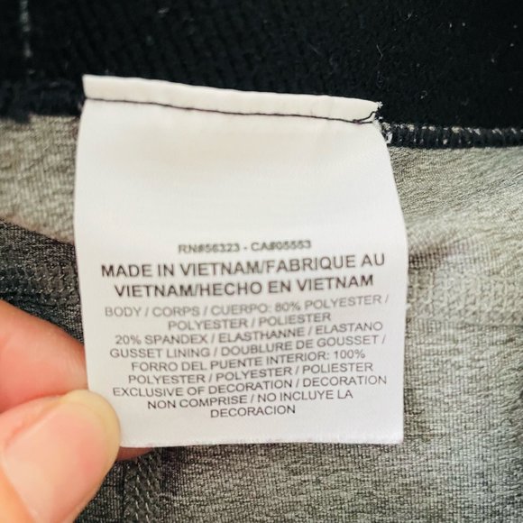 Nike Pro Womens Grey Athletic Leggings  Size: S - Picture 3 of 6